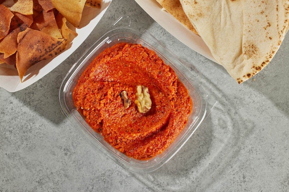 Red Roasted Pepper Dip.